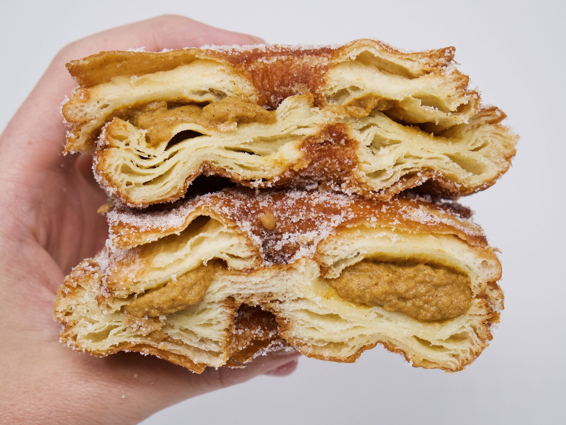 Stan's Donuts — Pumpkin croissant donut on white